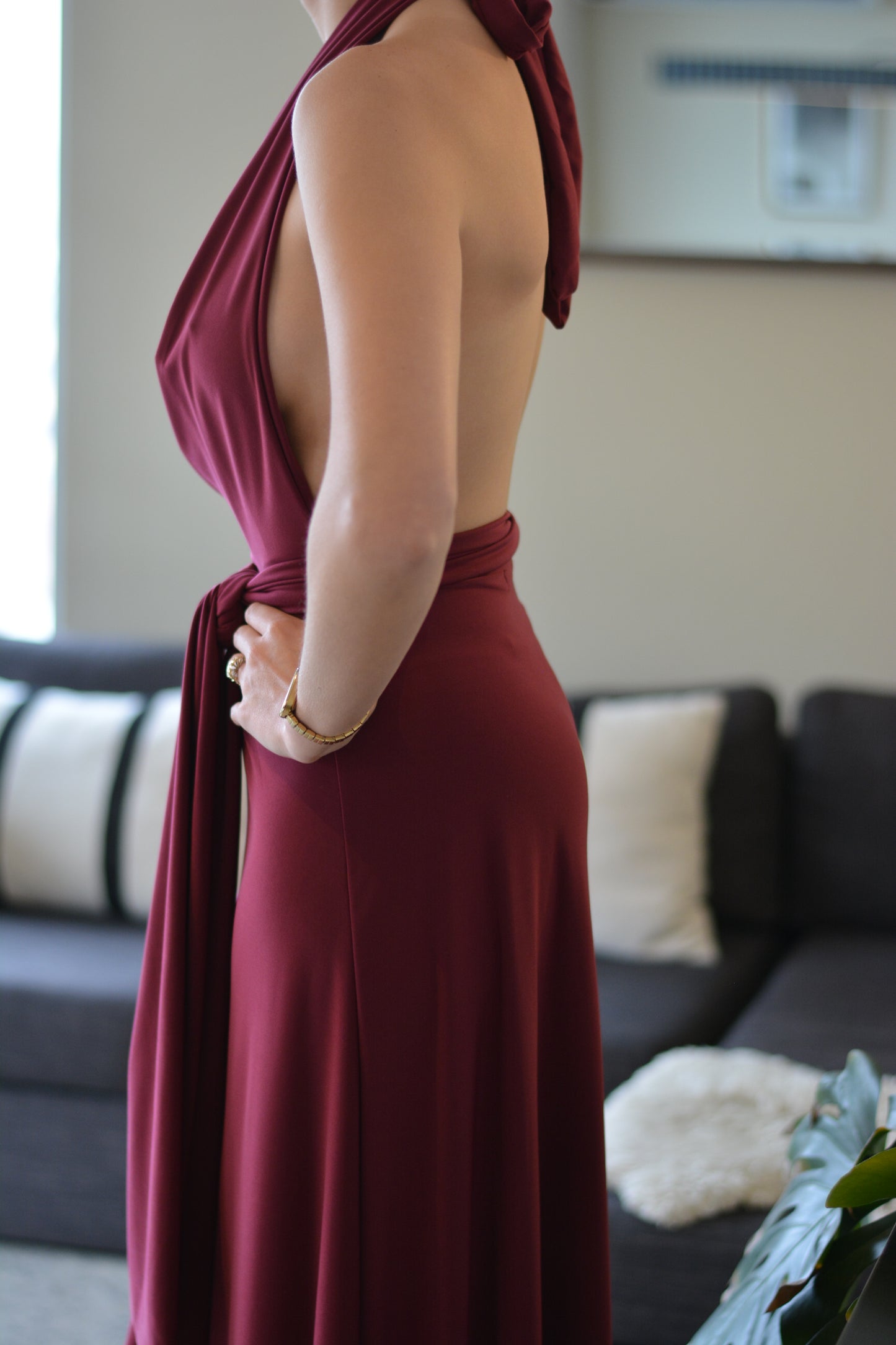 Vestido Martina Burdeo