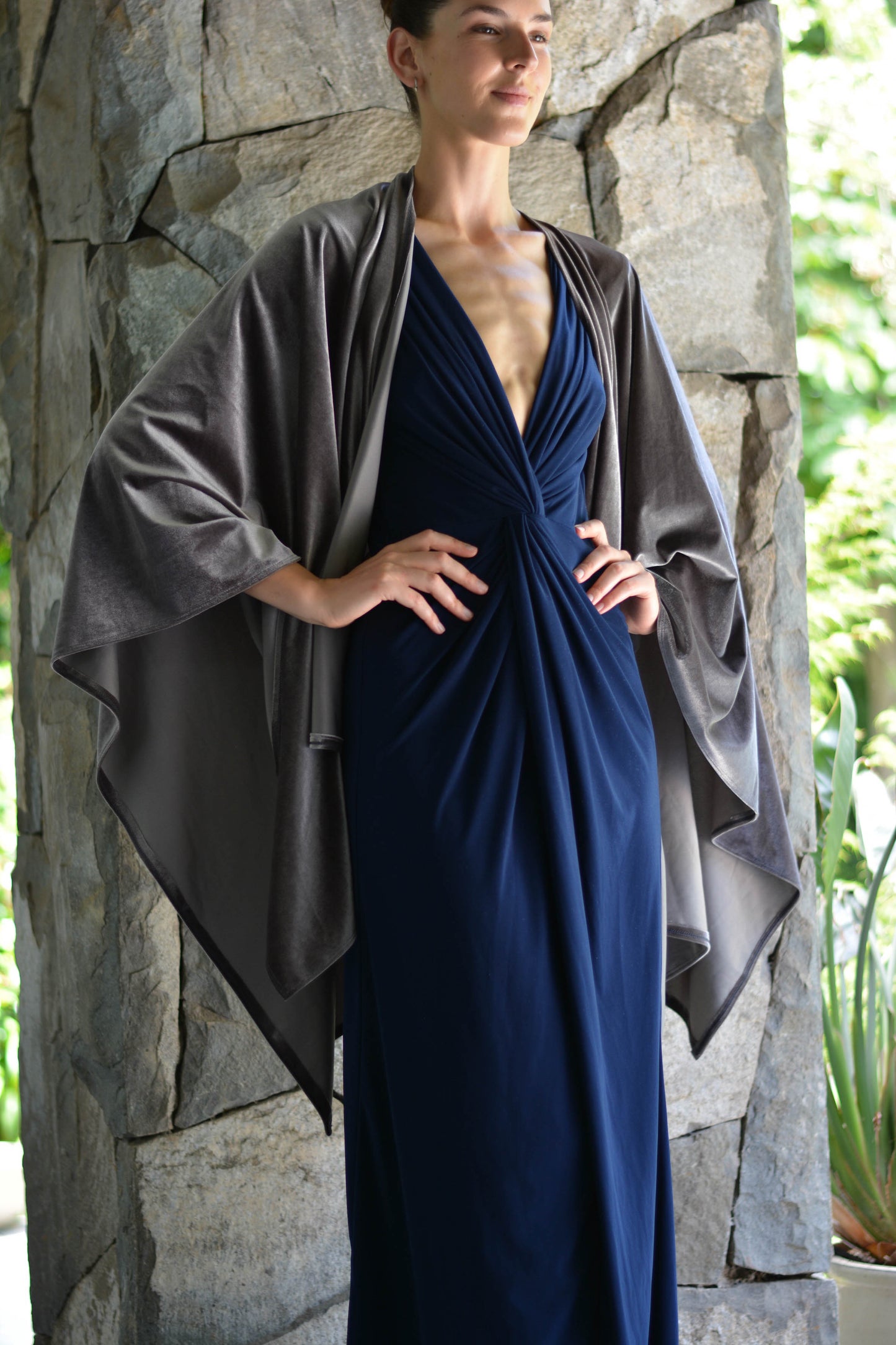 Ruana Terciopelo Marengo