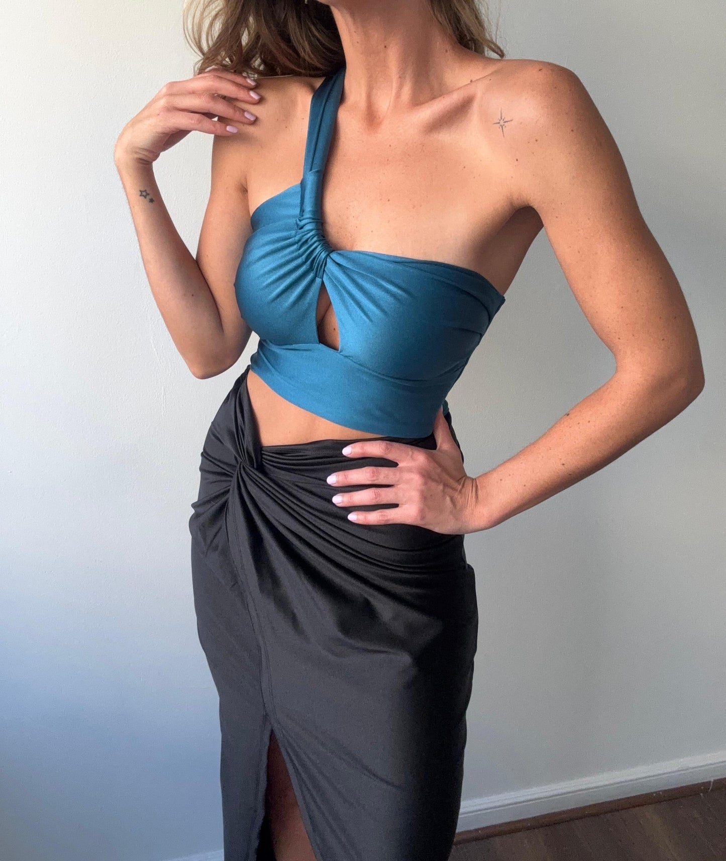 Falda Consuelo Negra