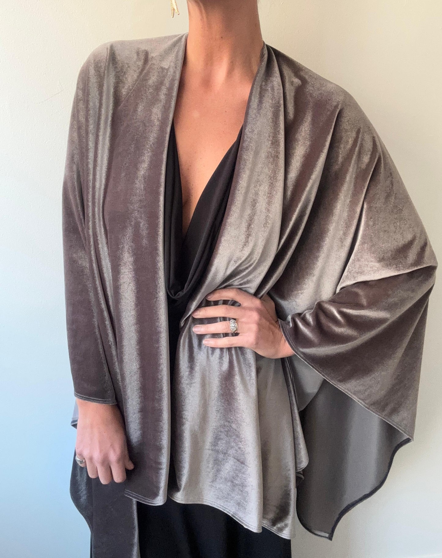 Ruana Terciopelo Marengo