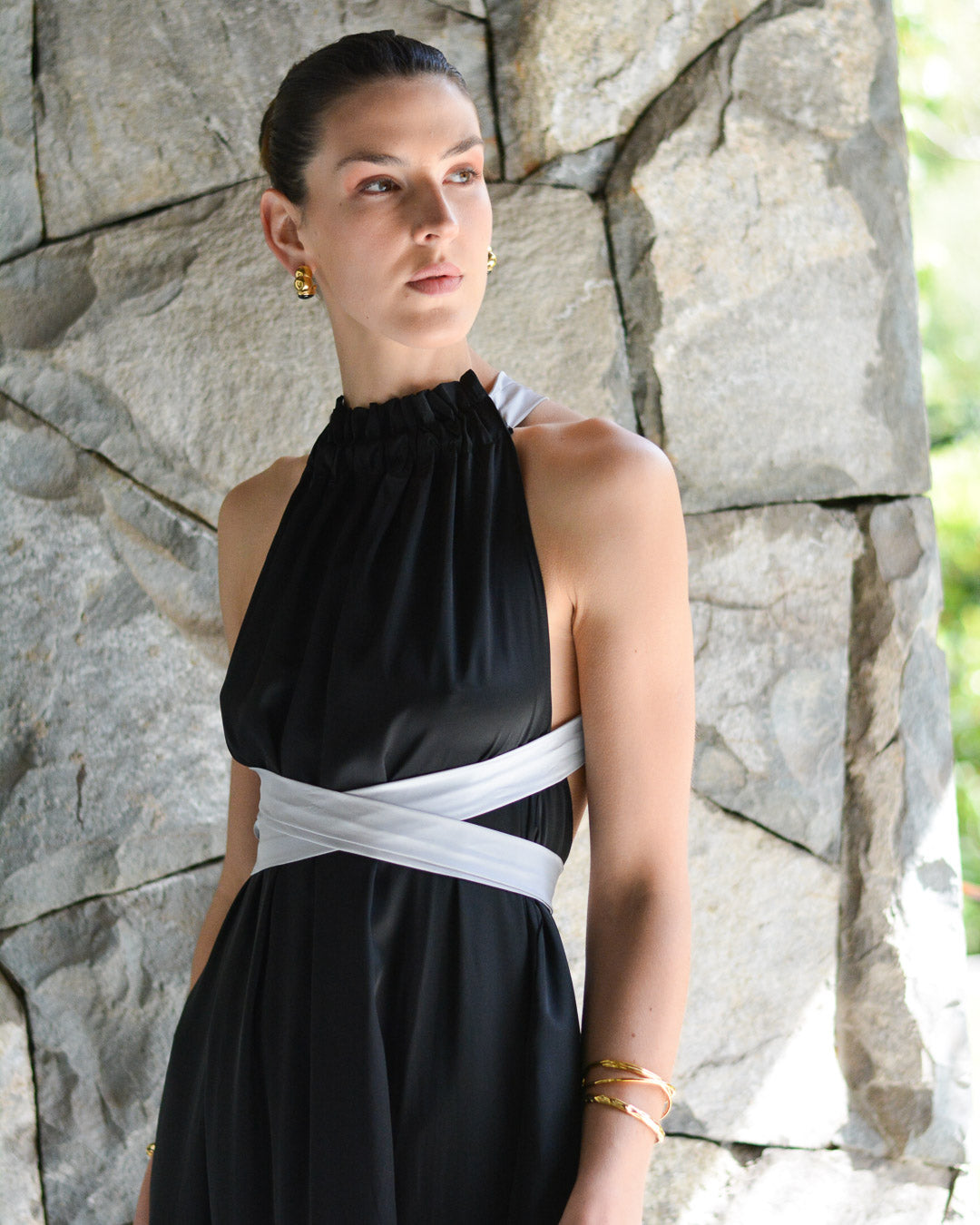 VESTIDO COLOMBA NEGRO