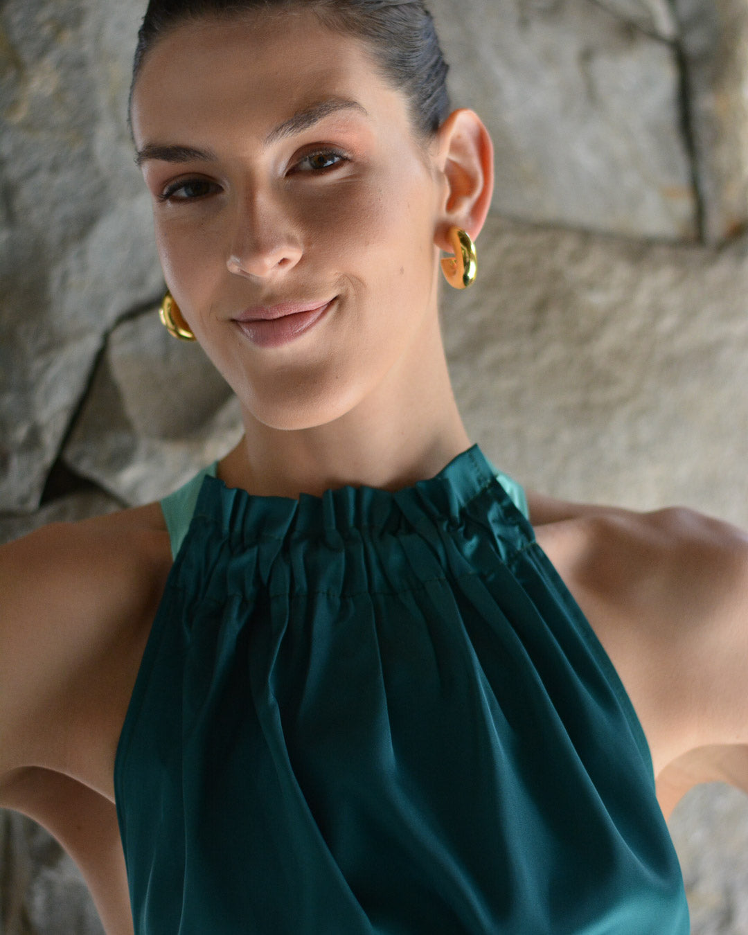 VESTIDO COLOMBA VERDE