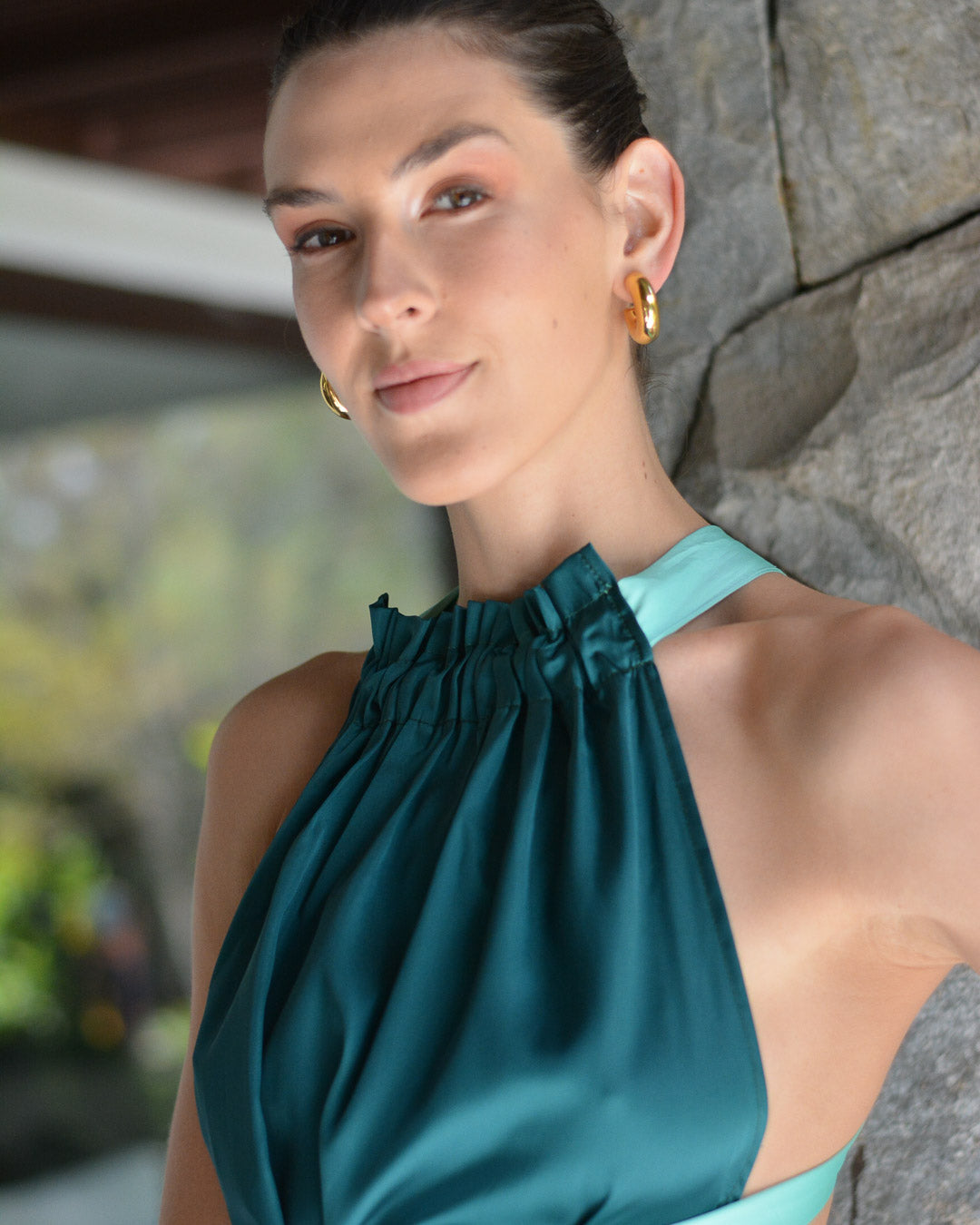 VESTIDO COLOMBA VERDE