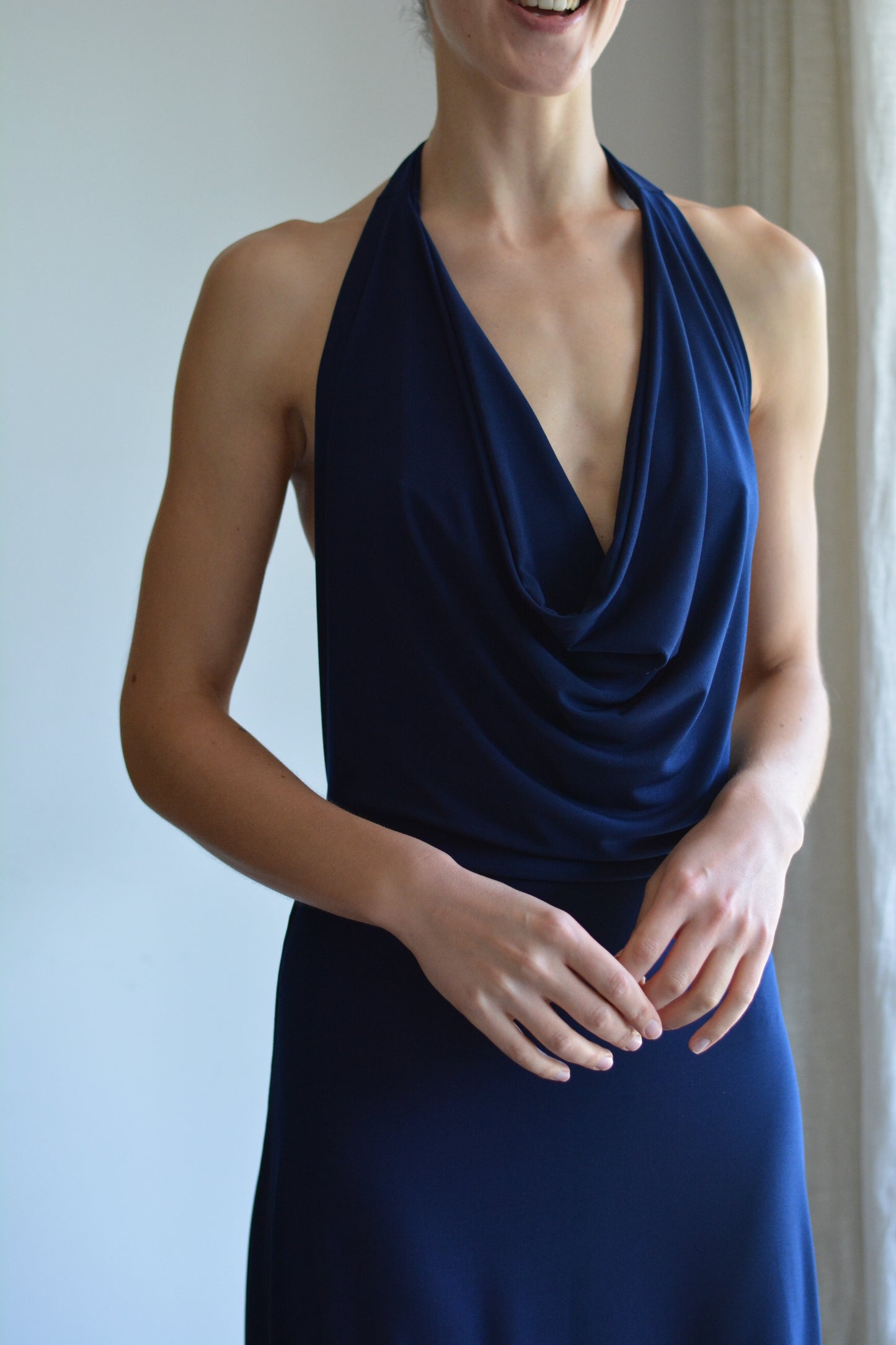 Vestido Lucía Azul Marino