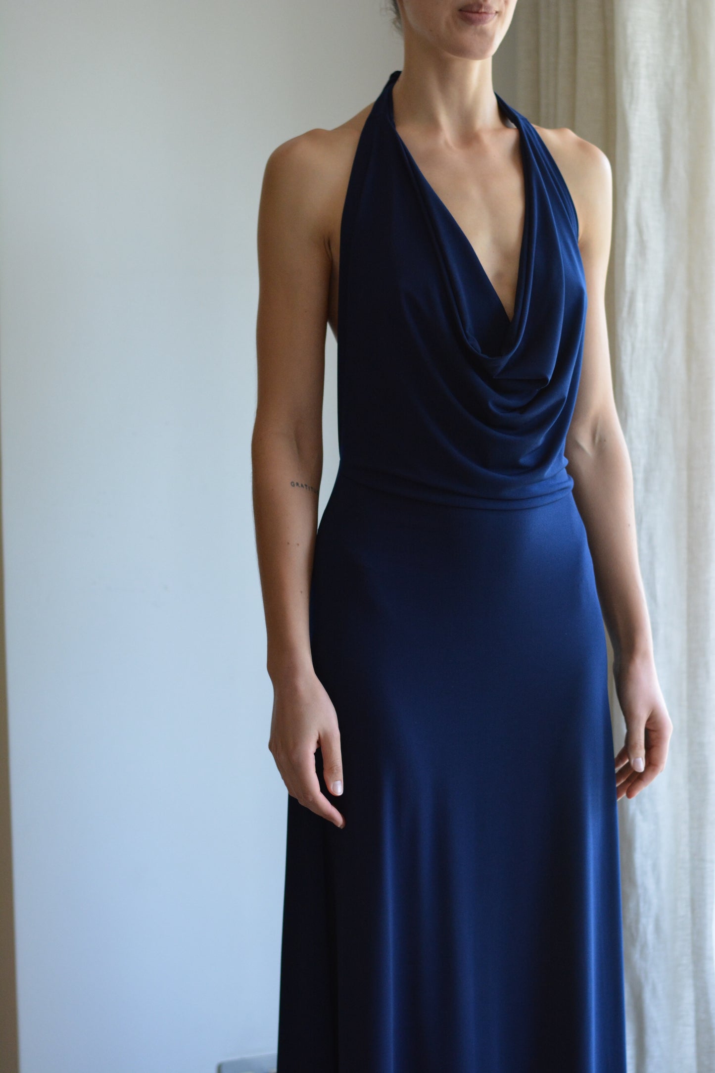 Vestido Lucía Azul Marino
