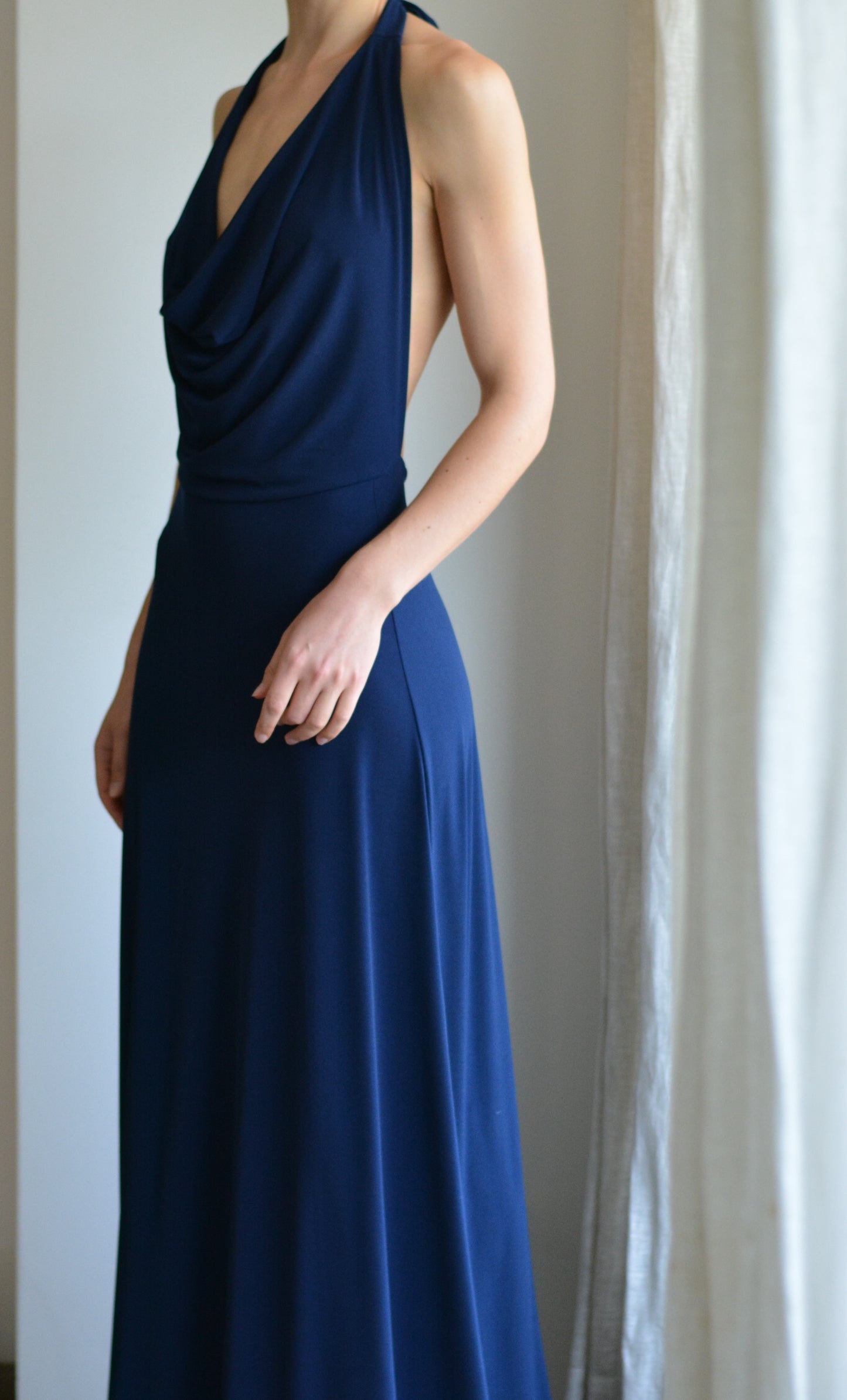 Vestido Lucía Azul Marino