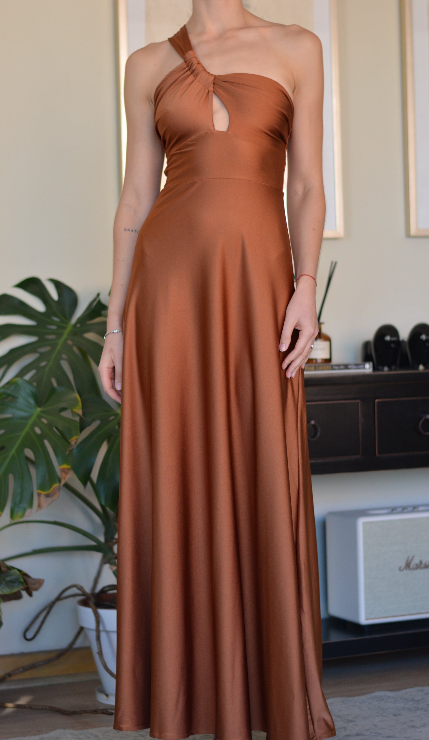 Vestido Kenya Cobre