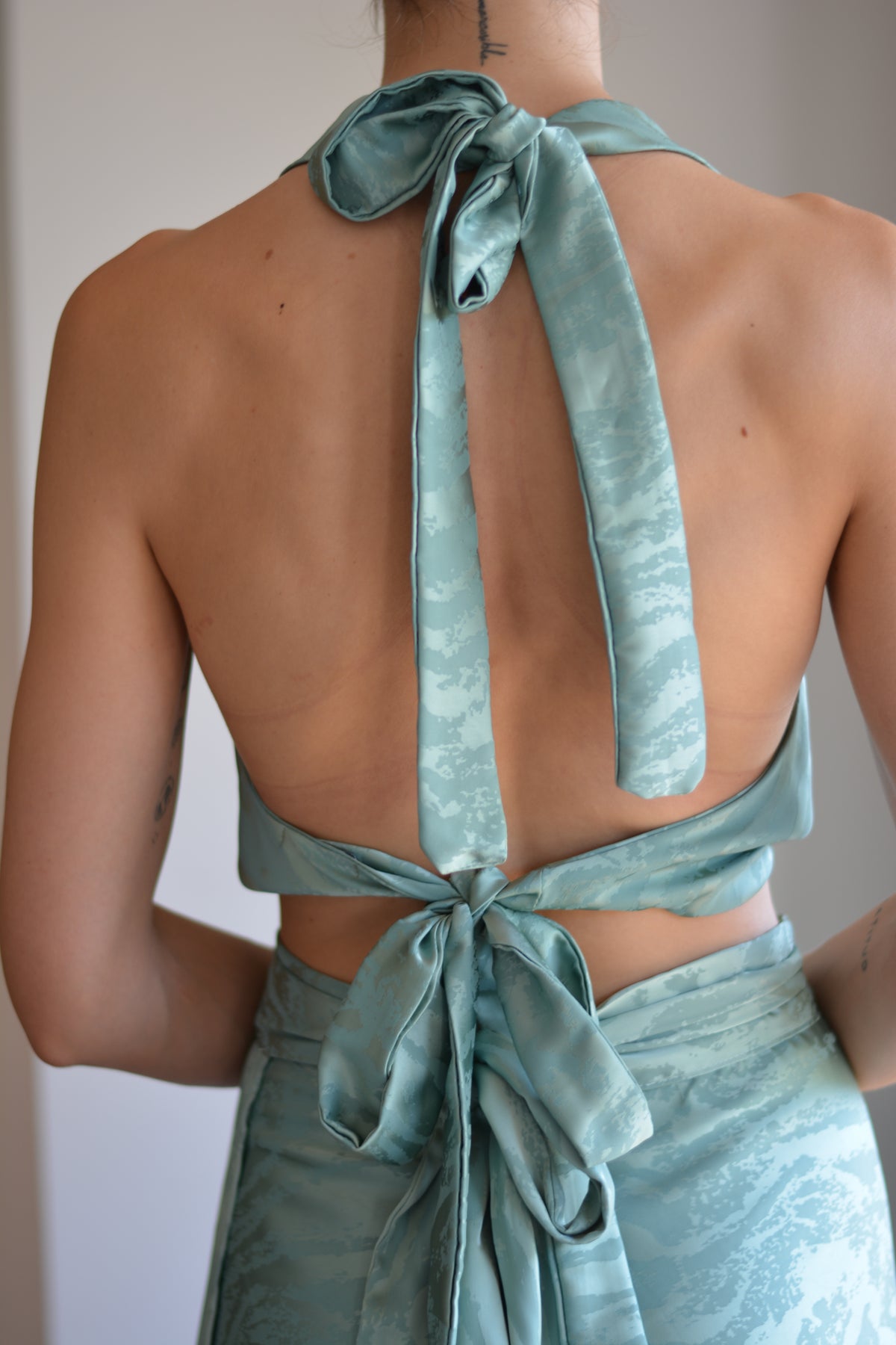 Top Lucía Zebra Menta