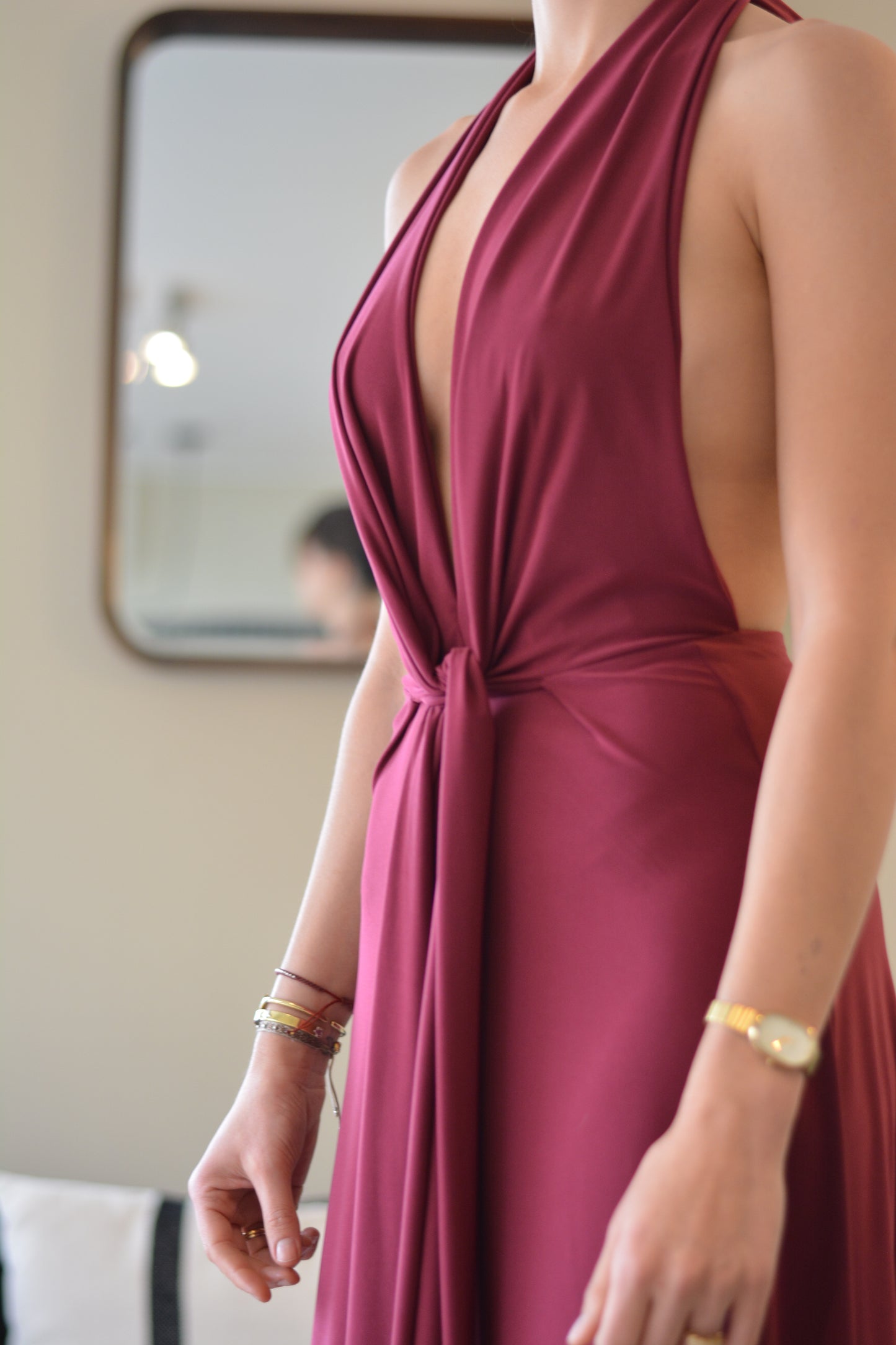 Vestido Martina Burdeo
