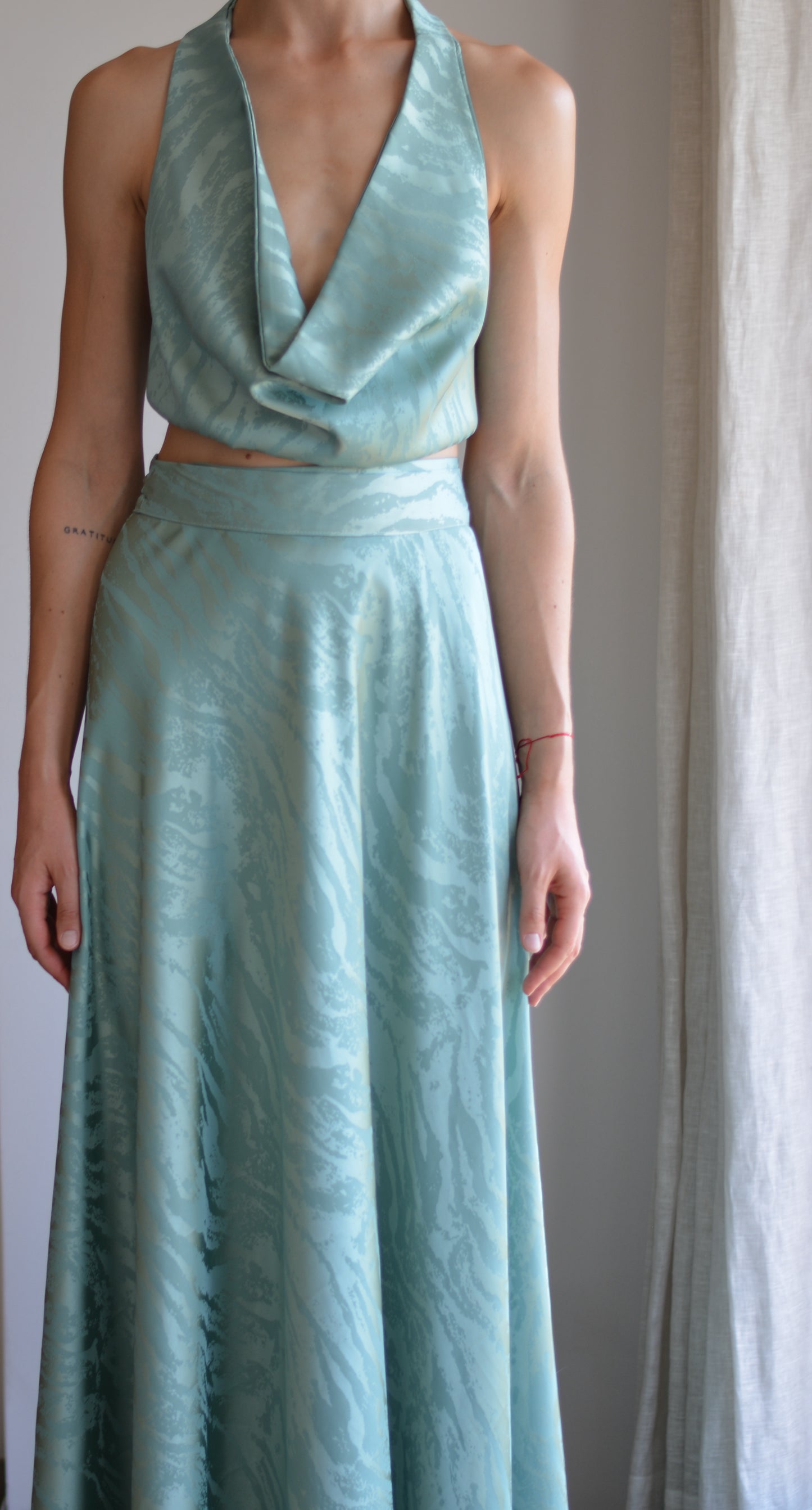 Falda Estambul menta Zebra
