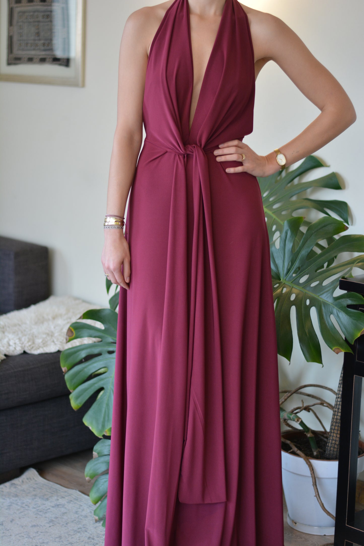 Vestido Martina Burdeo