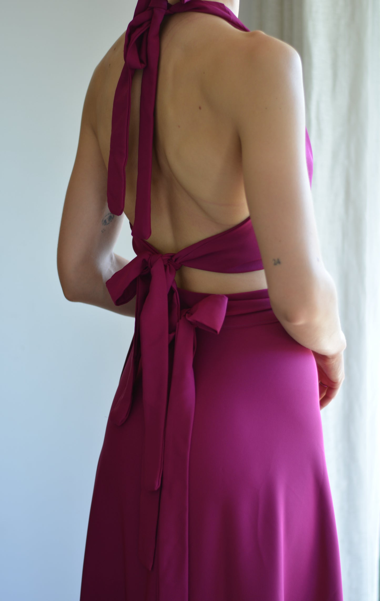 Top Lucía Crepe Magenta