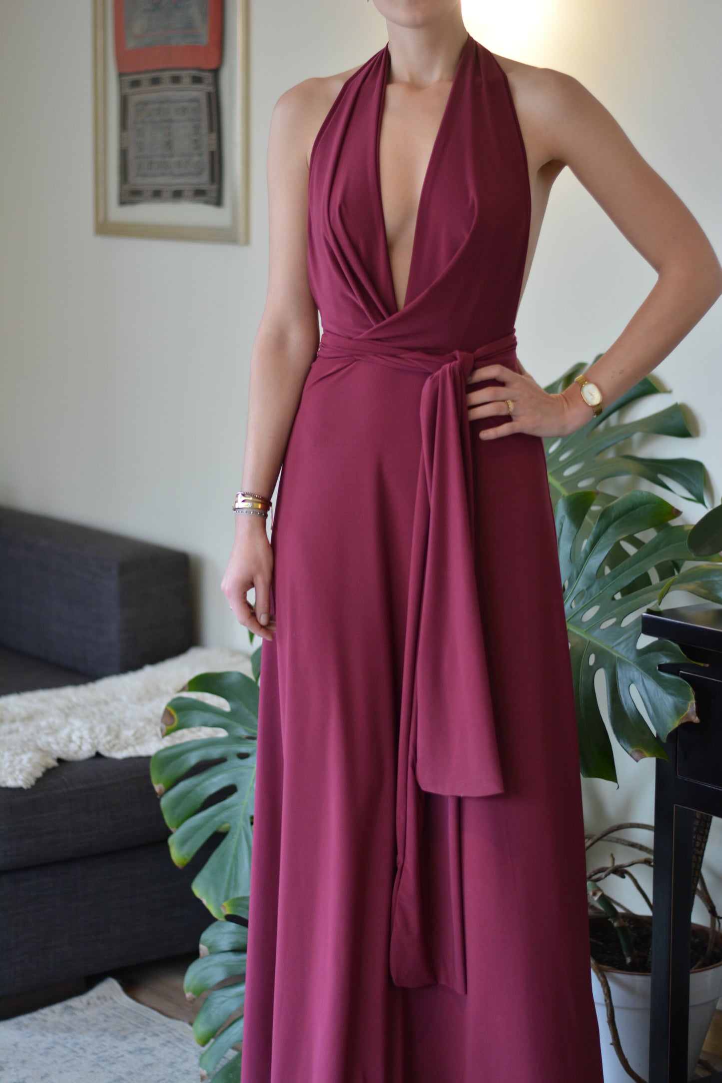Vestido Martina Burdeo