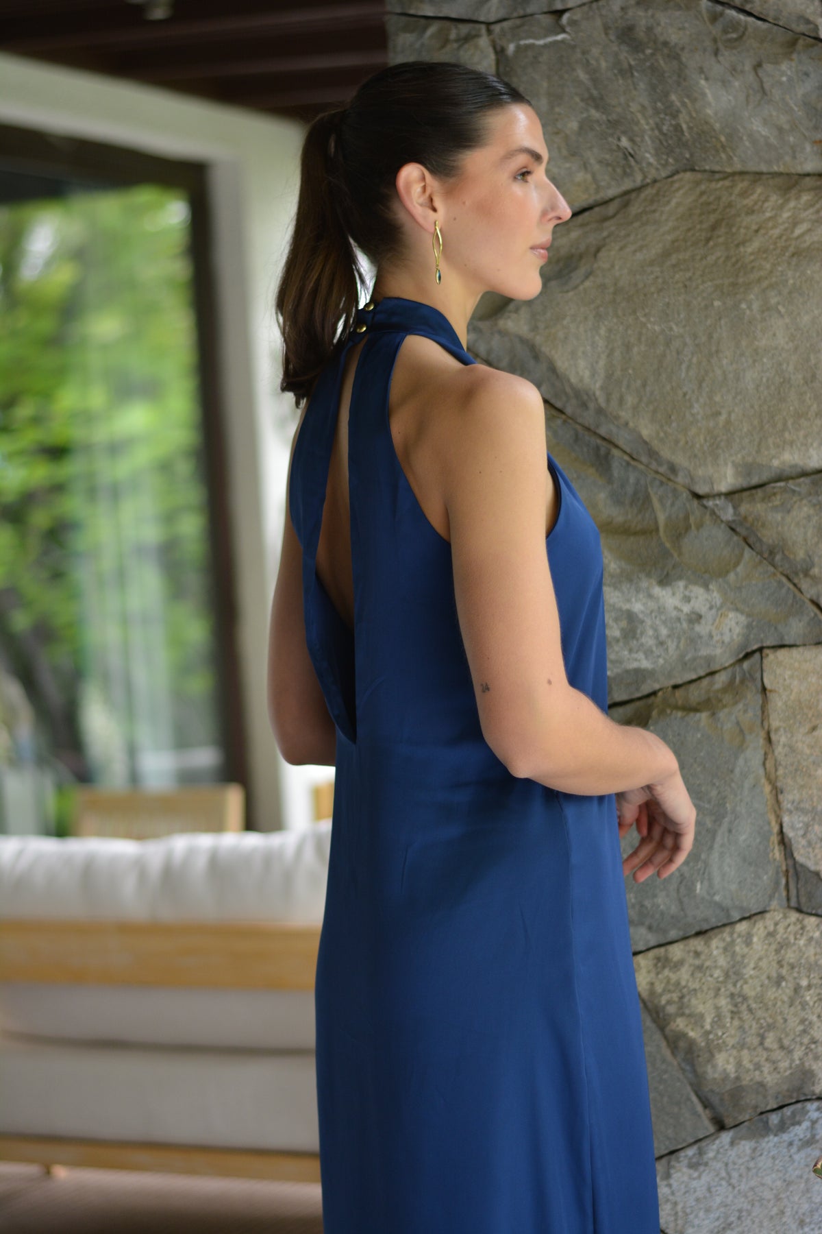 Vestido Puntí Azul