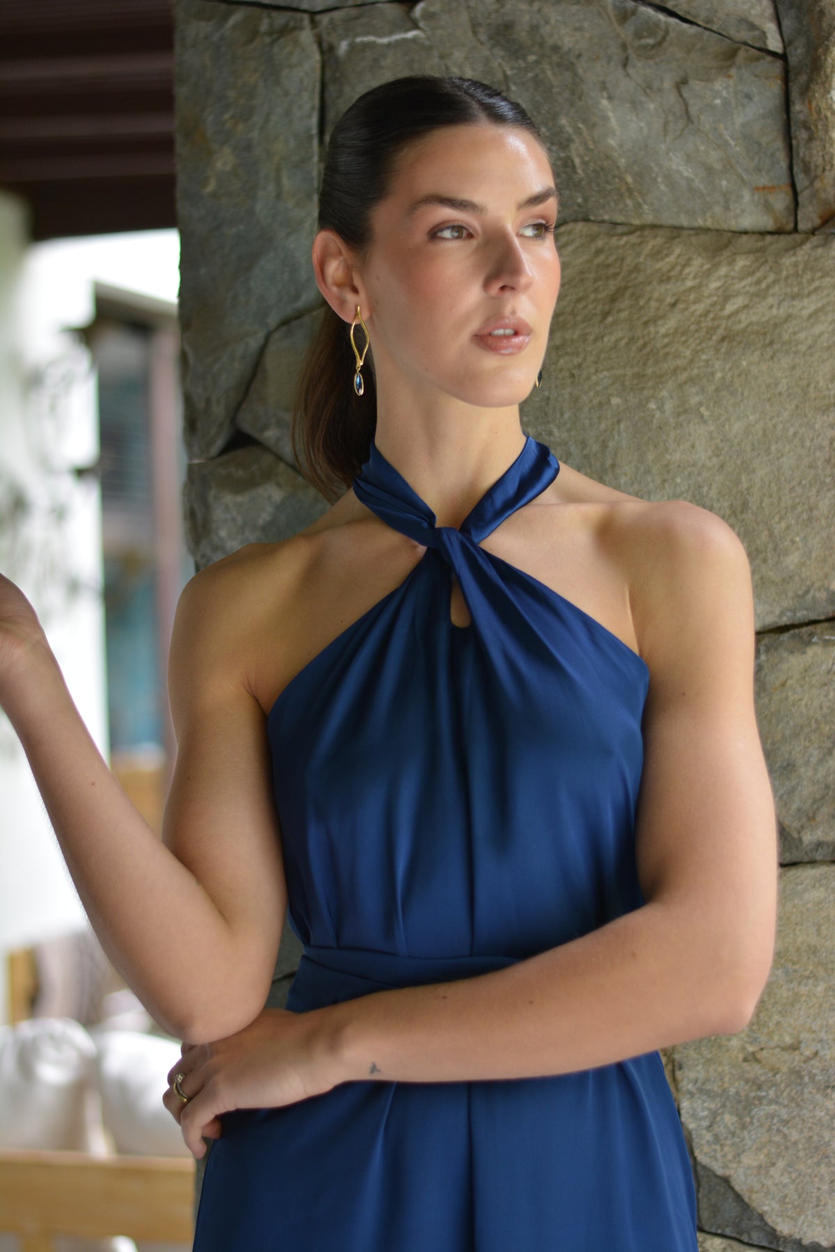 Vestido Puntí Azul