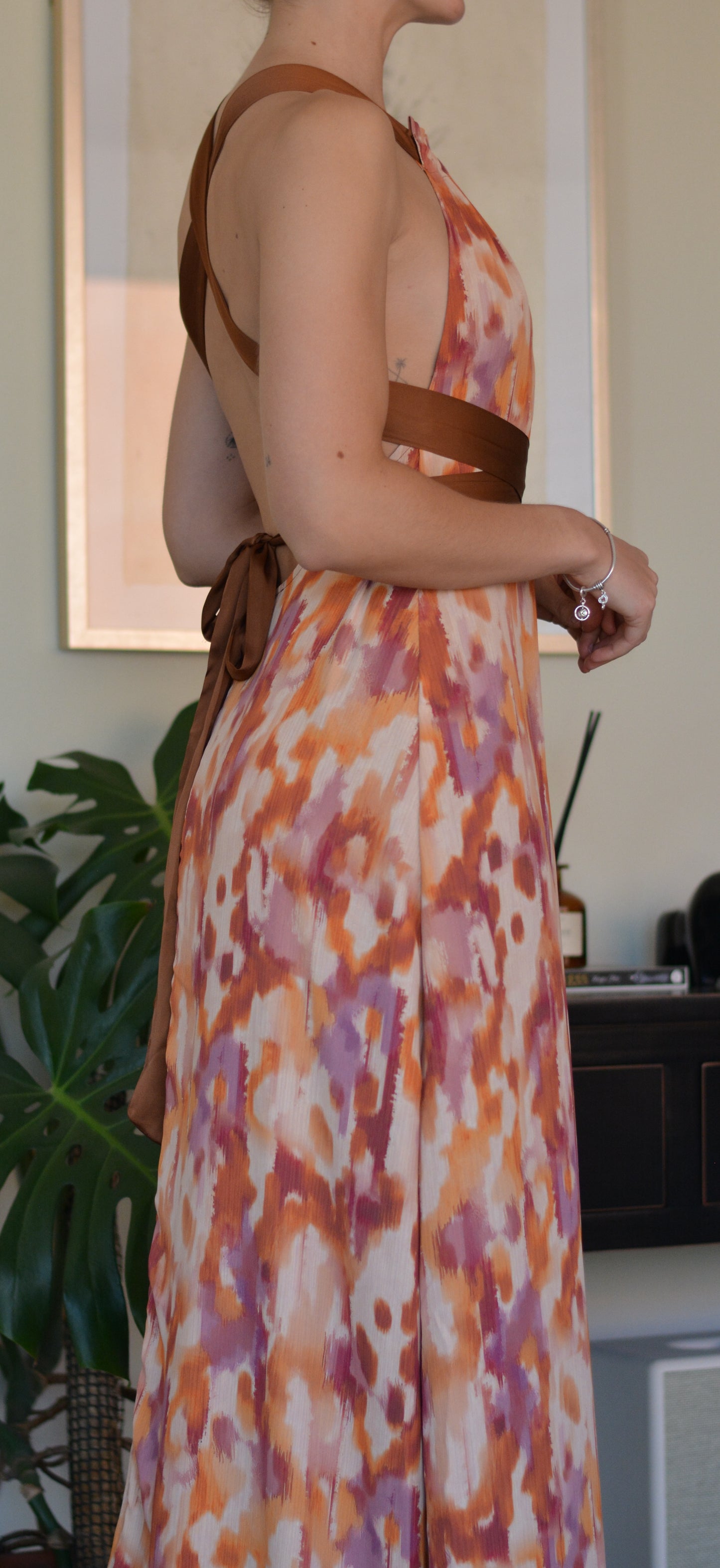 Vestido Colomba Print Terracota