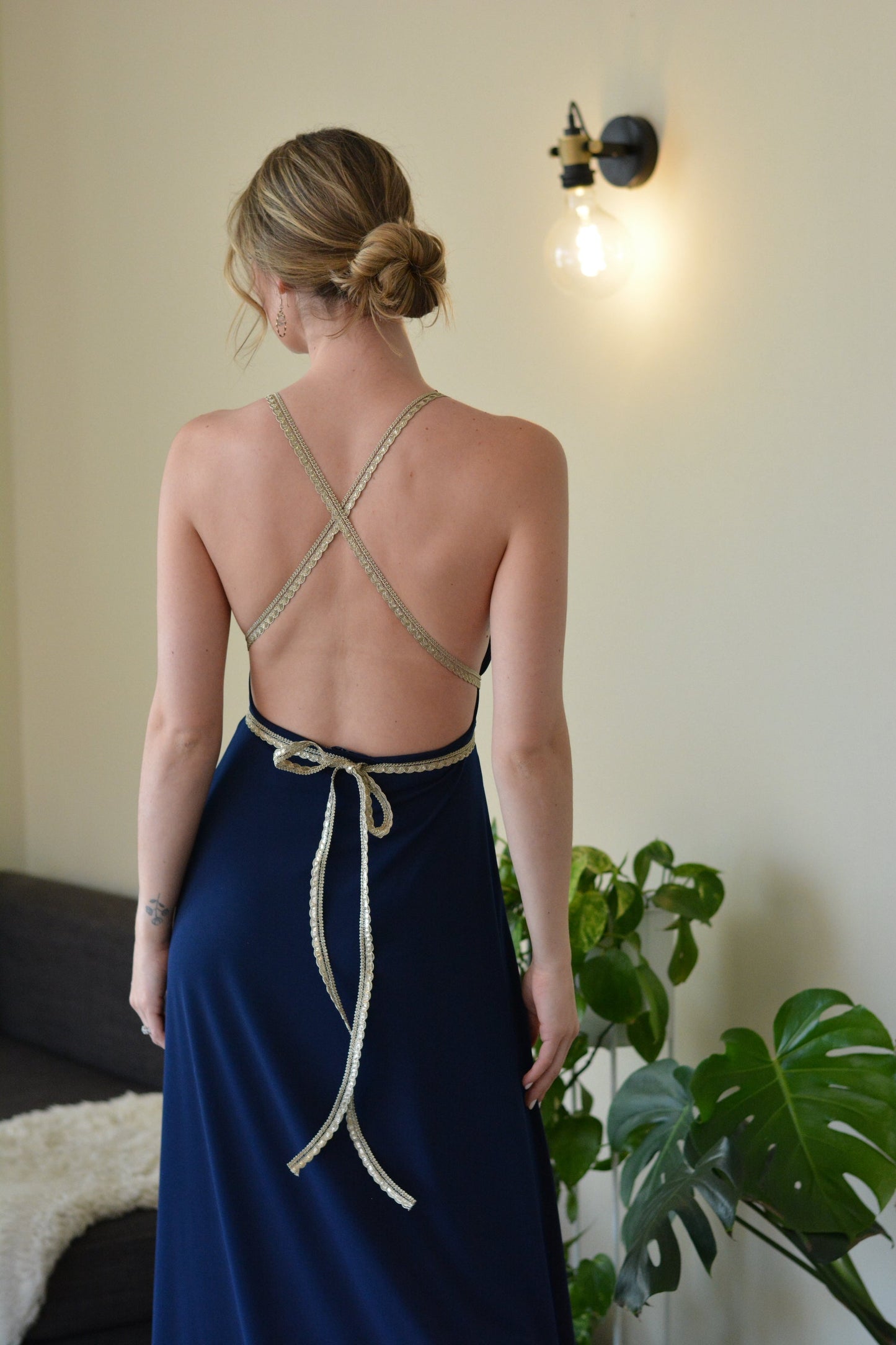 Vestido Biki Azul Marino