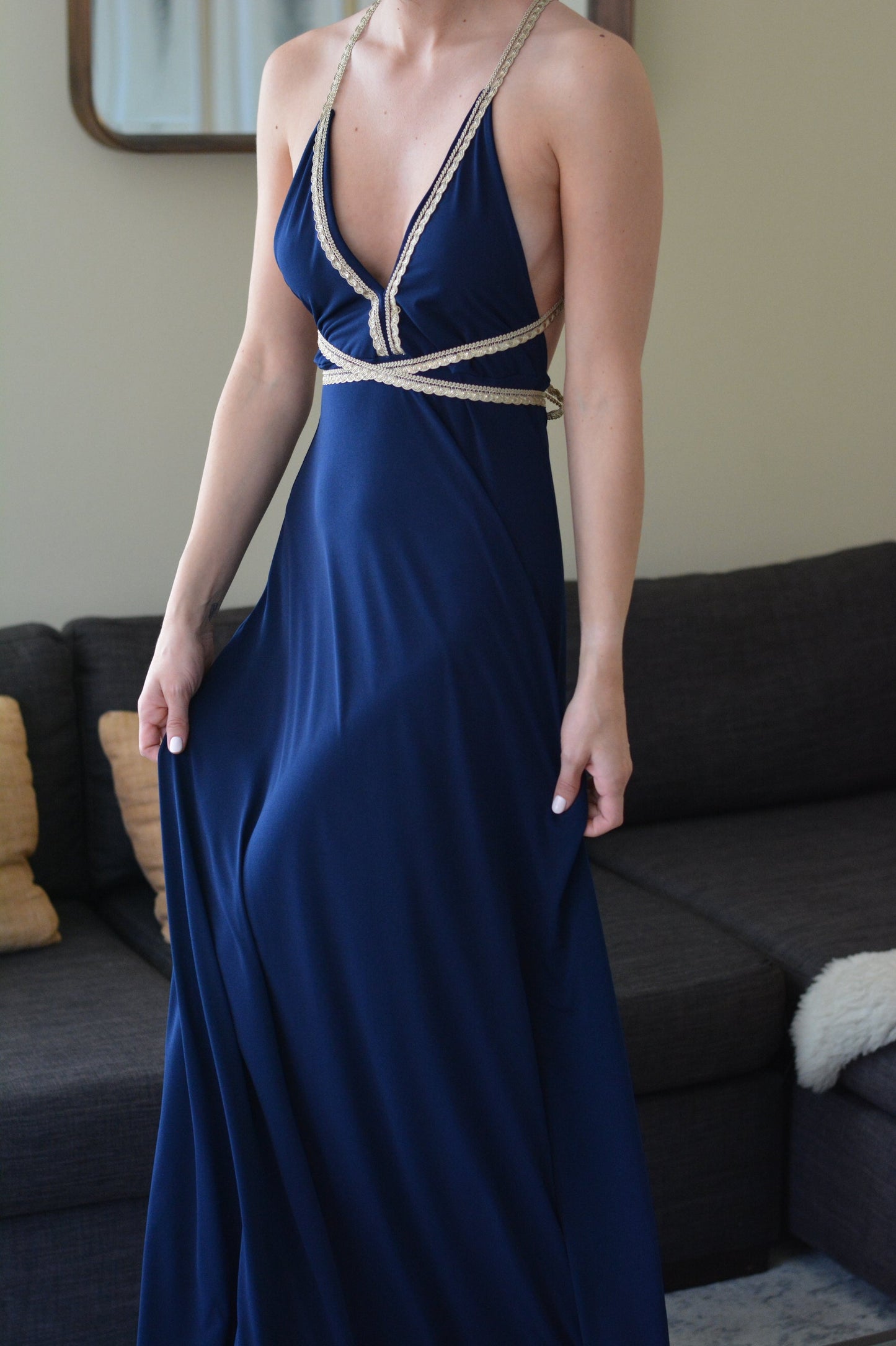 Vestido Biki Azul Marino