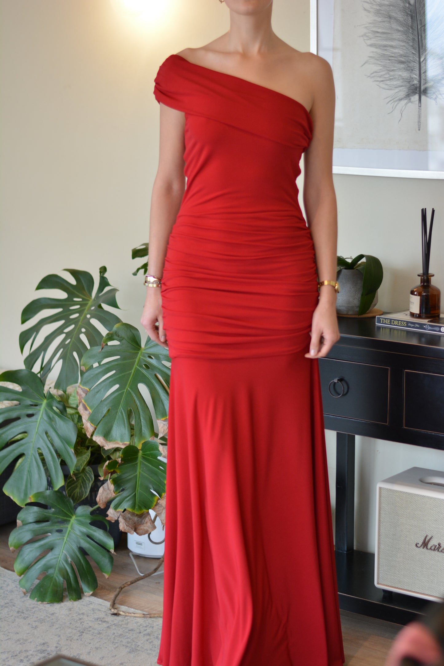 Vestido Rafaela Lycra Rojo