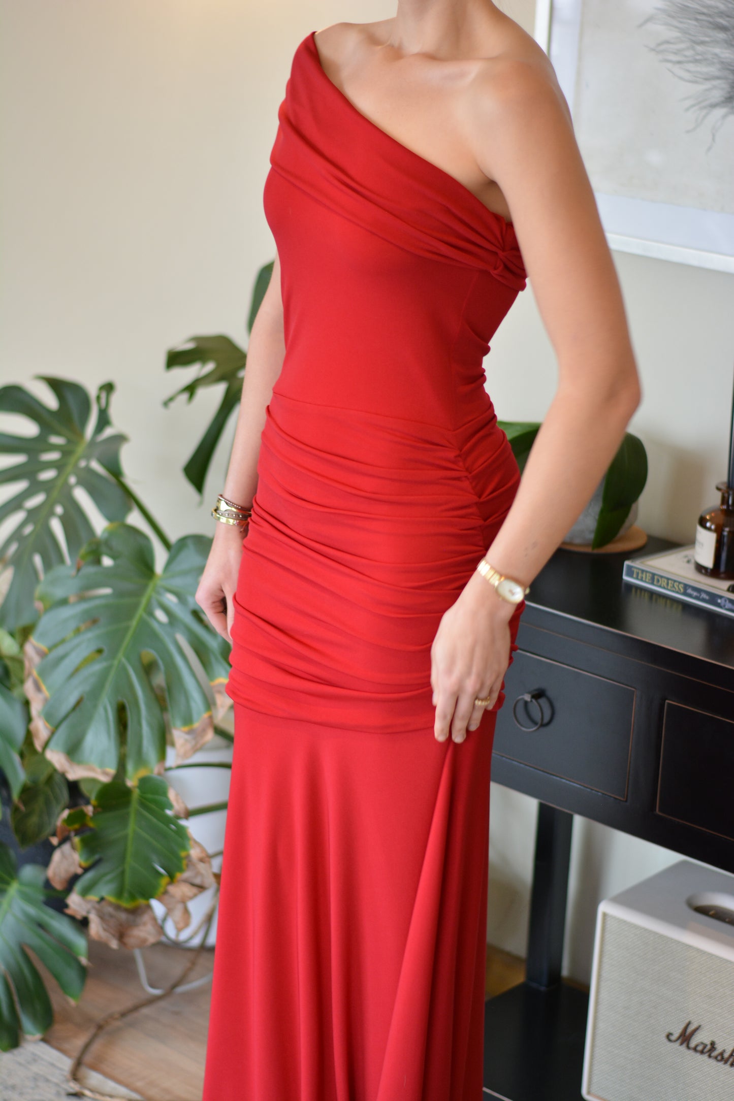 Vestido Rafaela Lycra Rojo