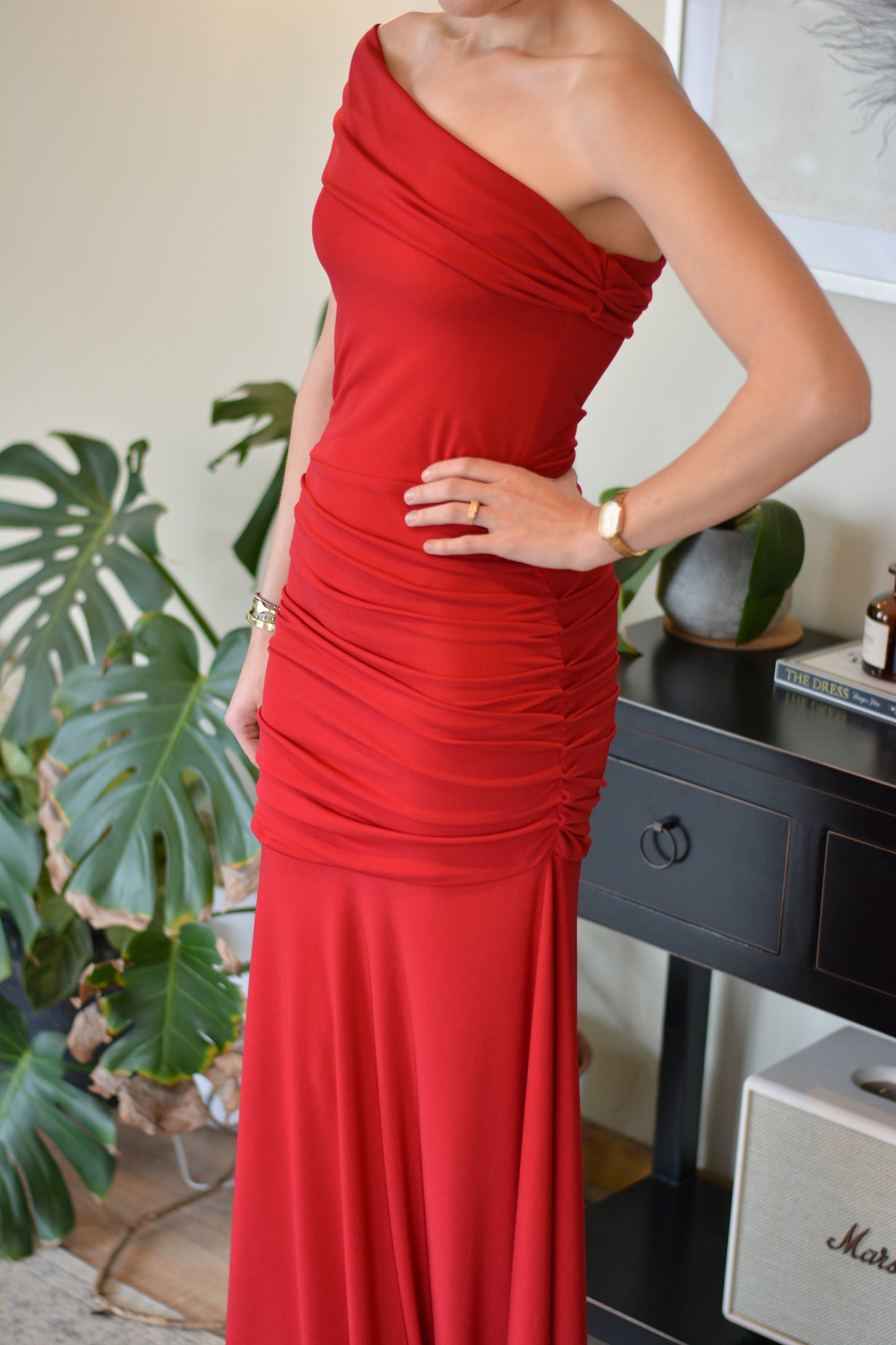 Vestido Rafaela Lycra Rojo