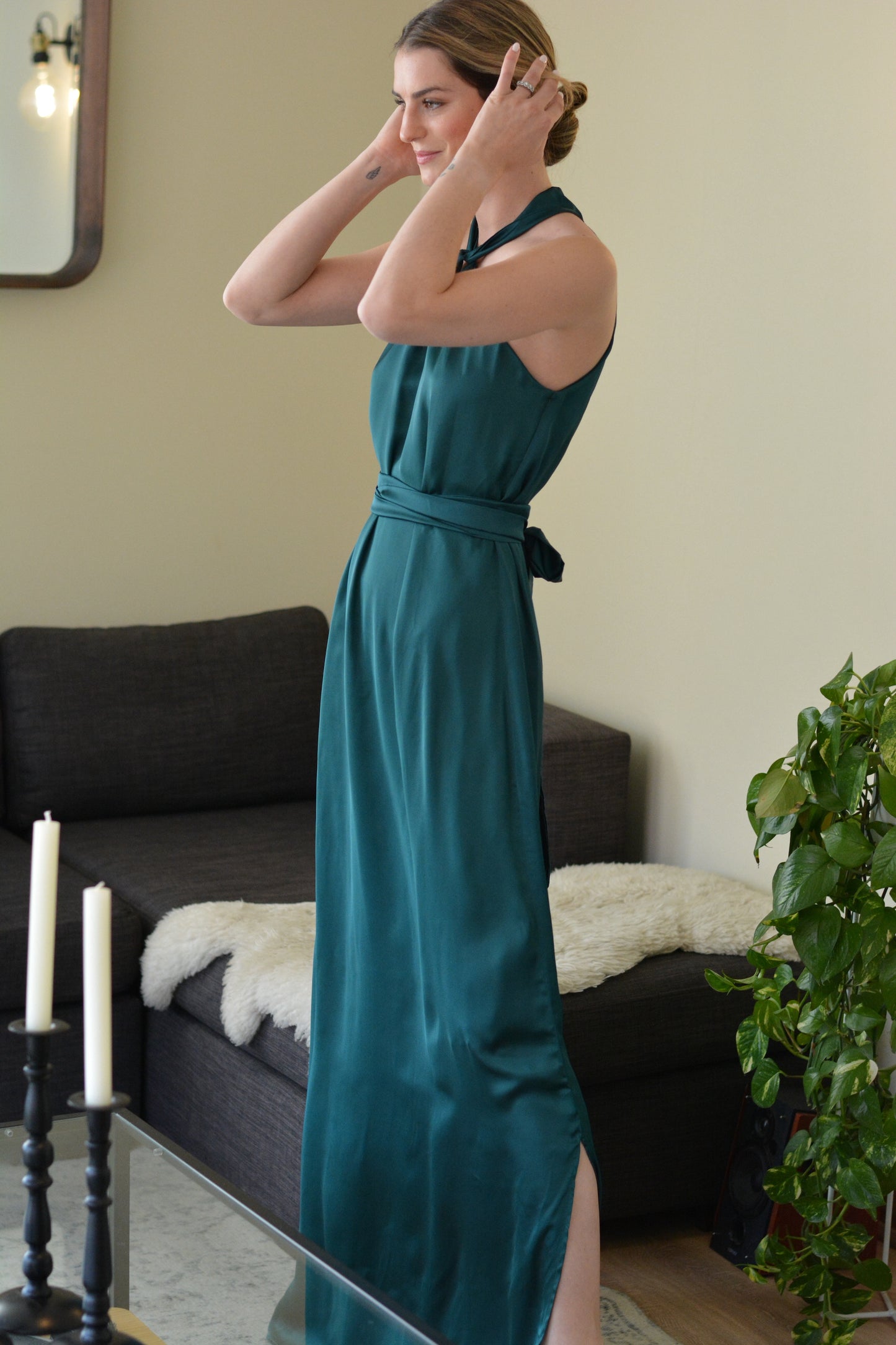 Vestido Puntí Verde