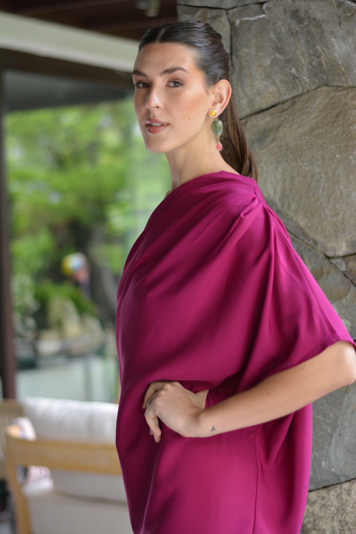 VESTIDO ROMA MAGENTA