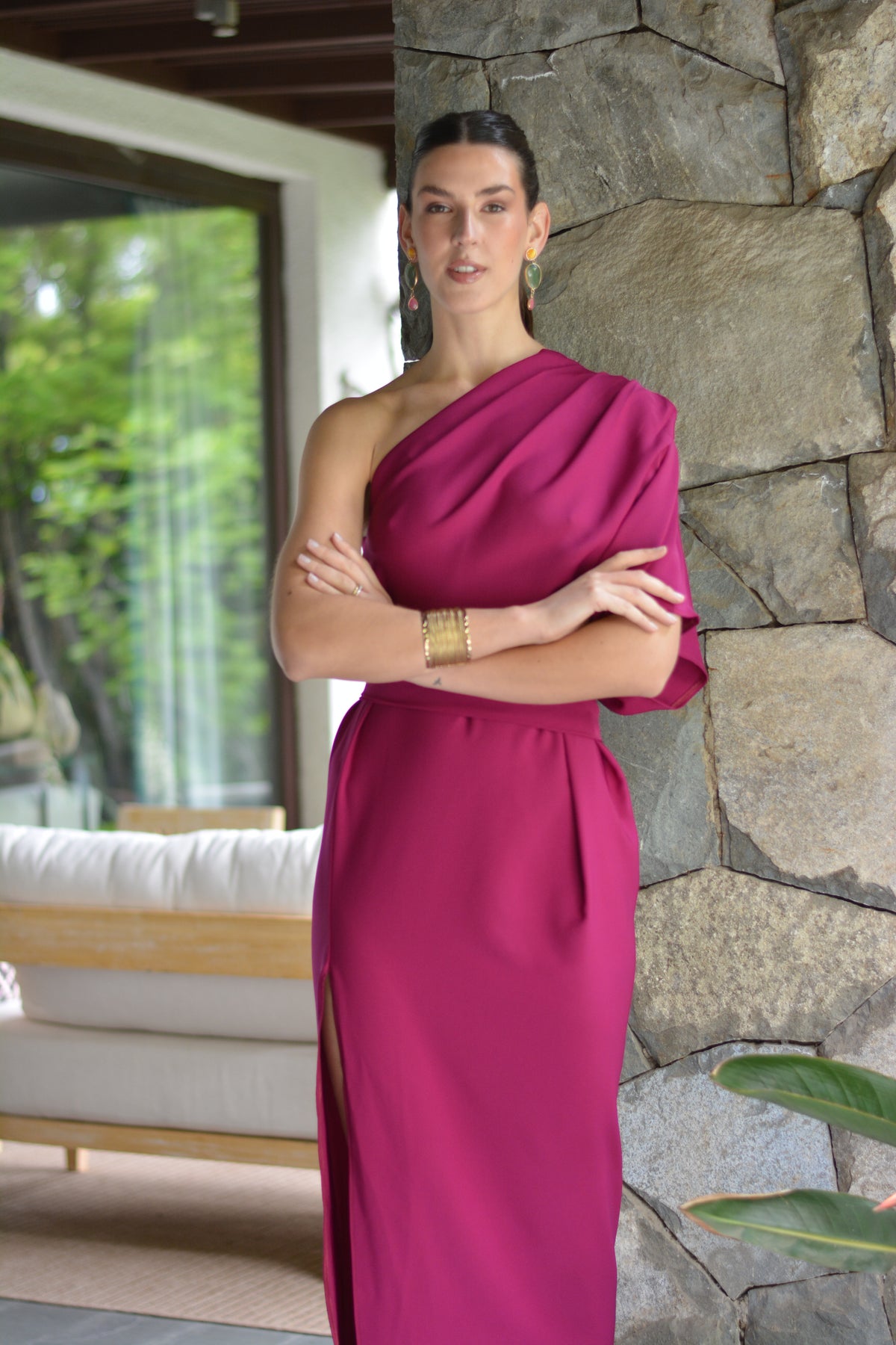 VESTIDO ROMA MAGENTA