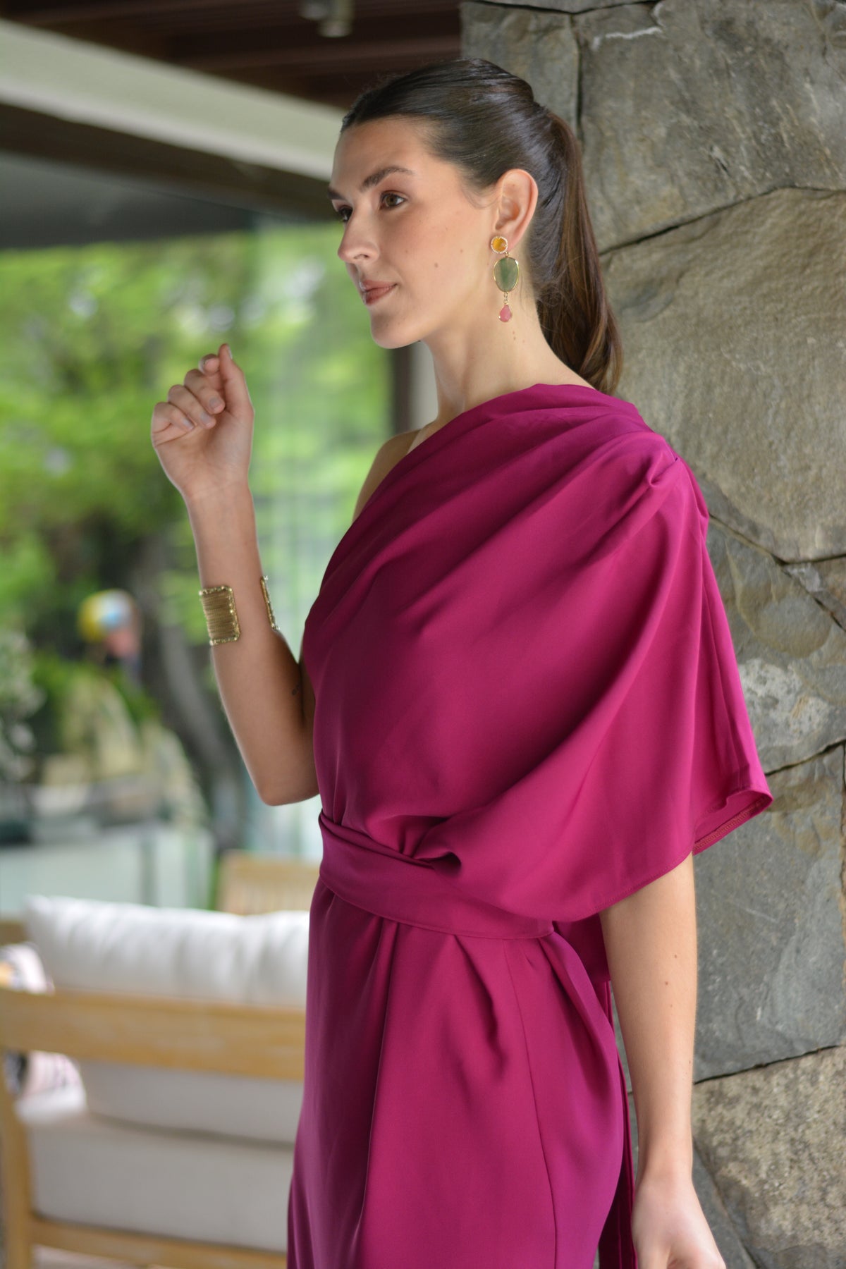 VESTIDO ROMA MAGENTA