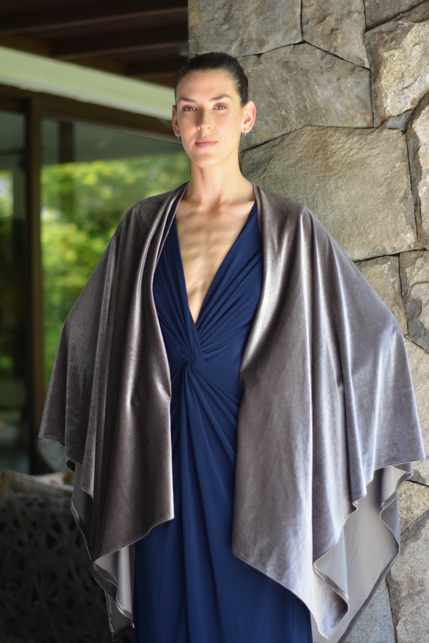 Ruana Terciopelo Marengo