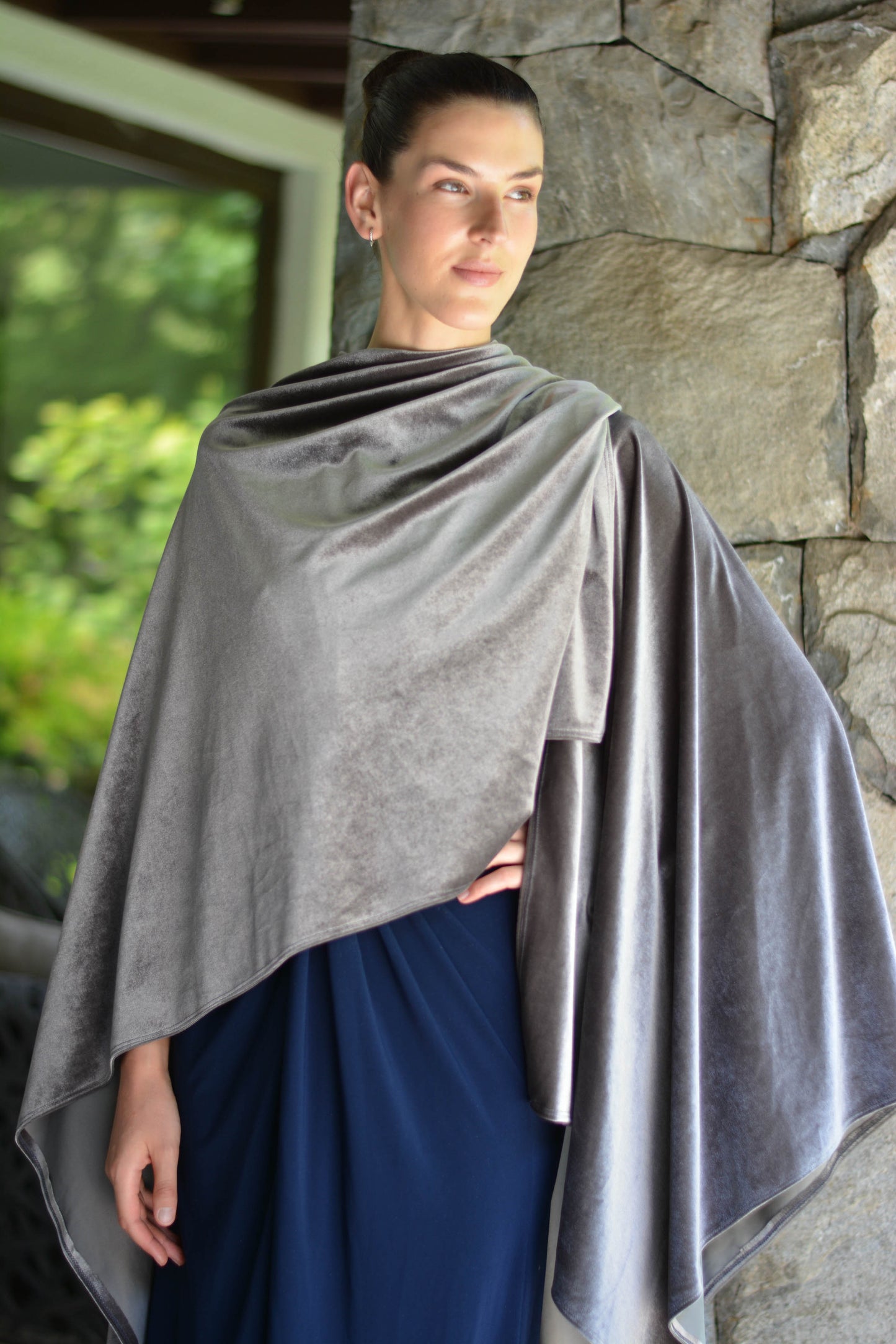 Ruana Terciopelo Marengo