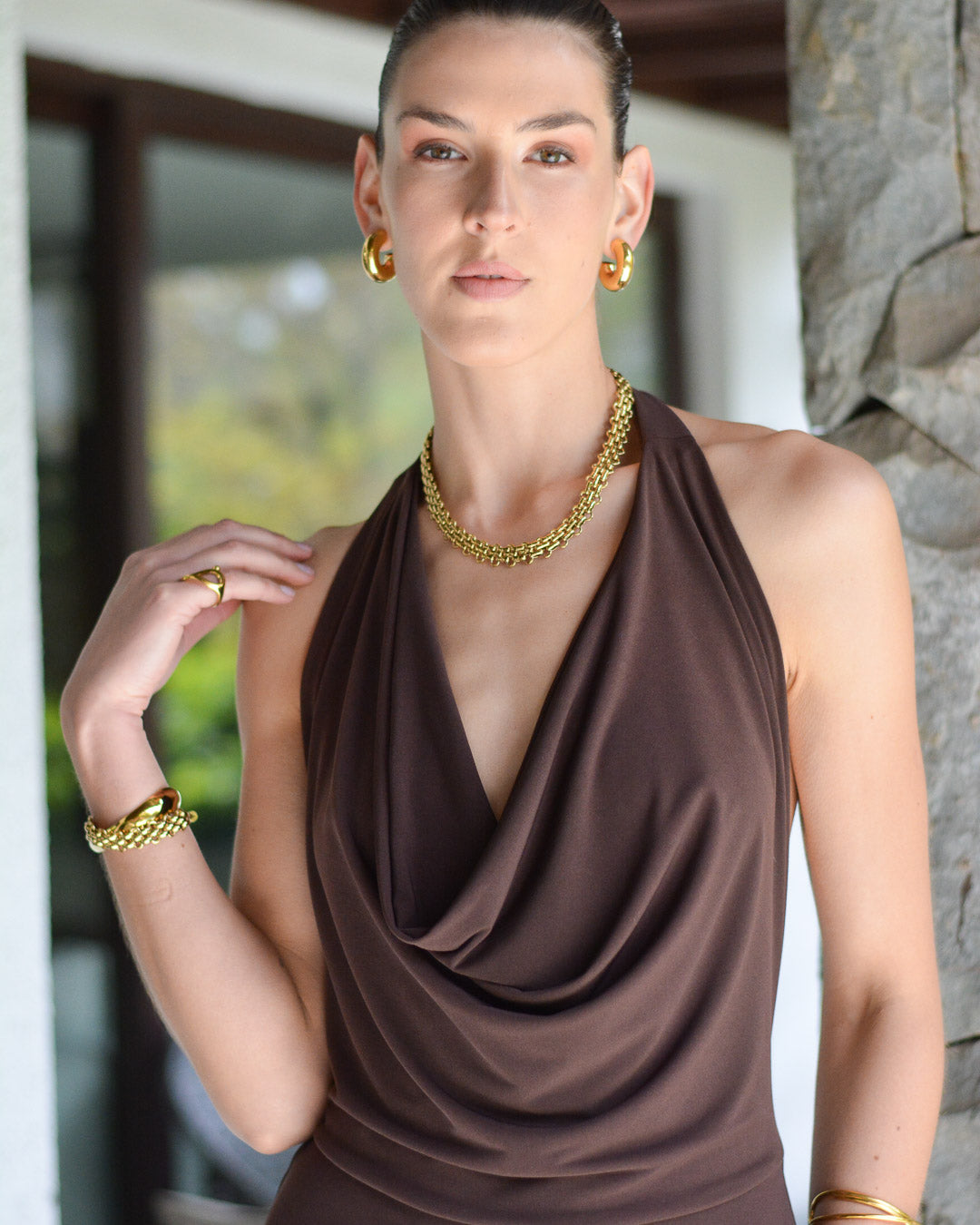 Vestido Lucía Café