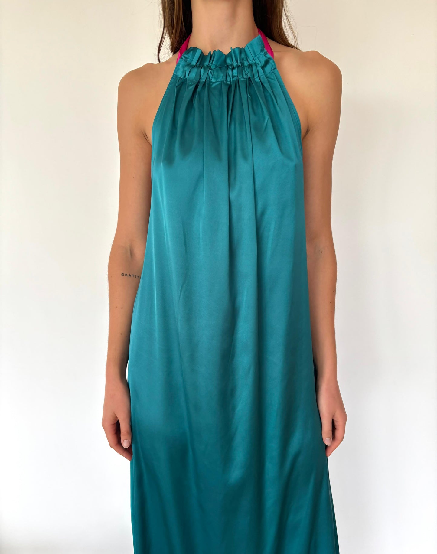 VESTIDO COLOMBA TURQUESA