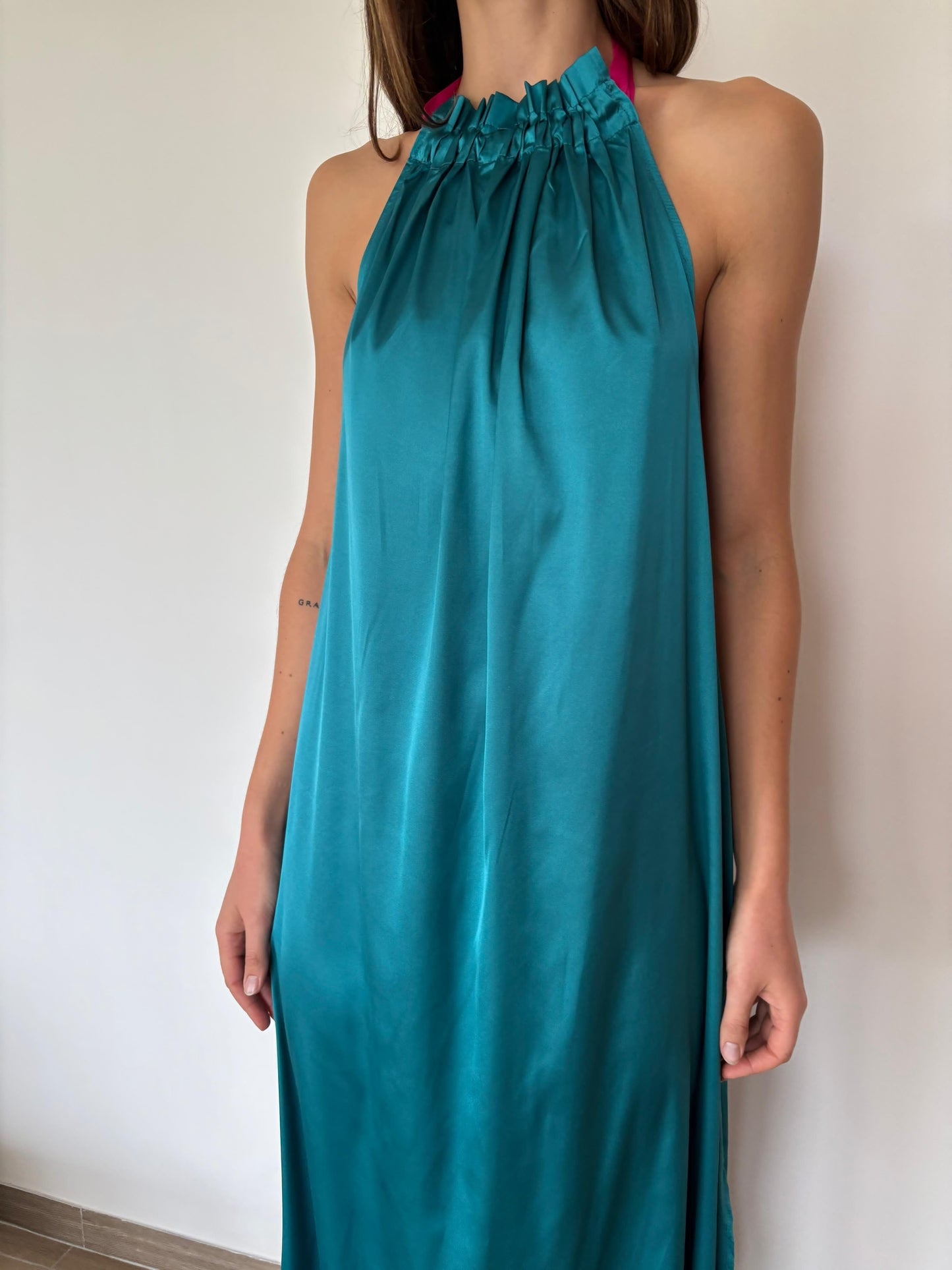 VESTIDO COLOMBA TURQUESA