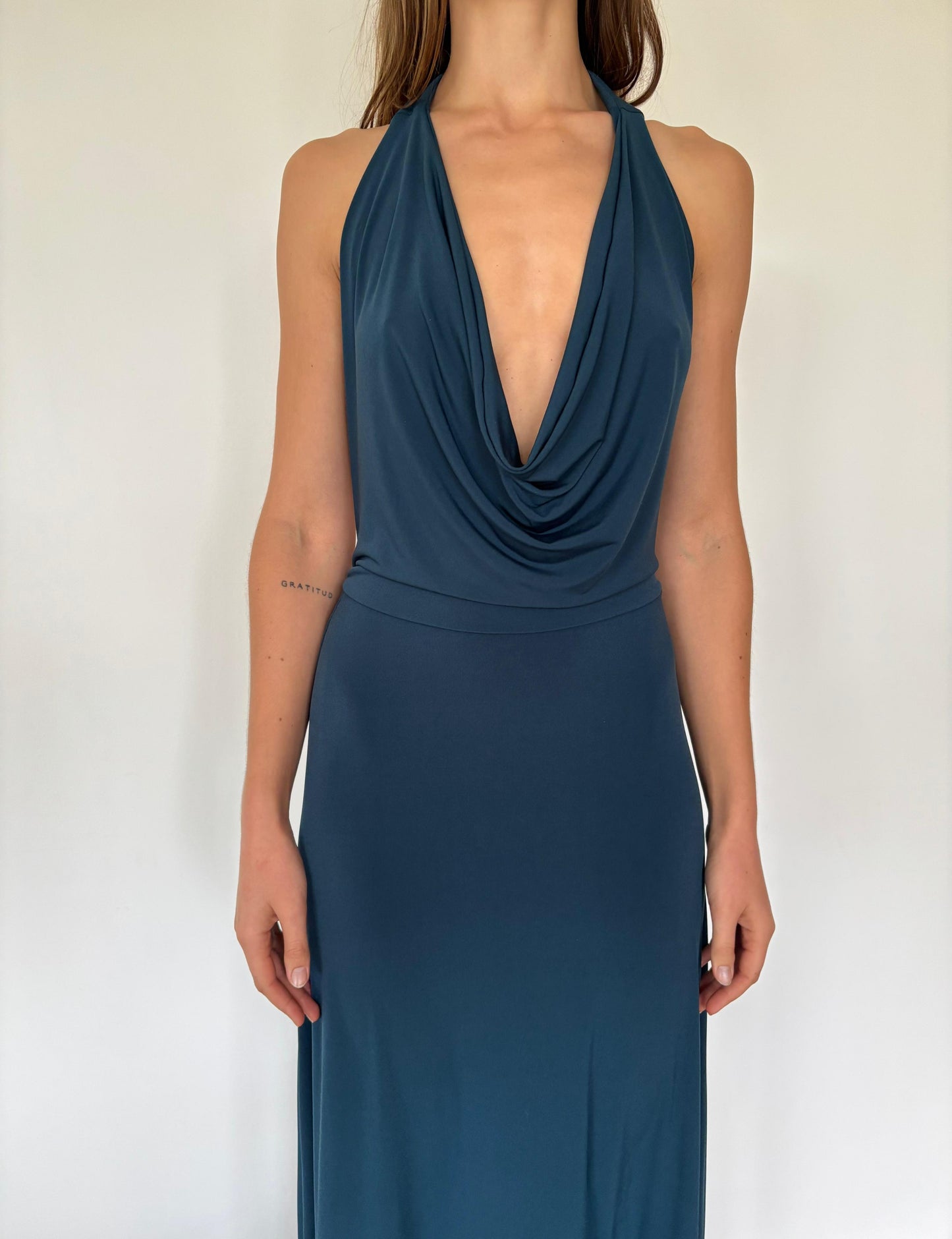Vestido Lucía Petroleo