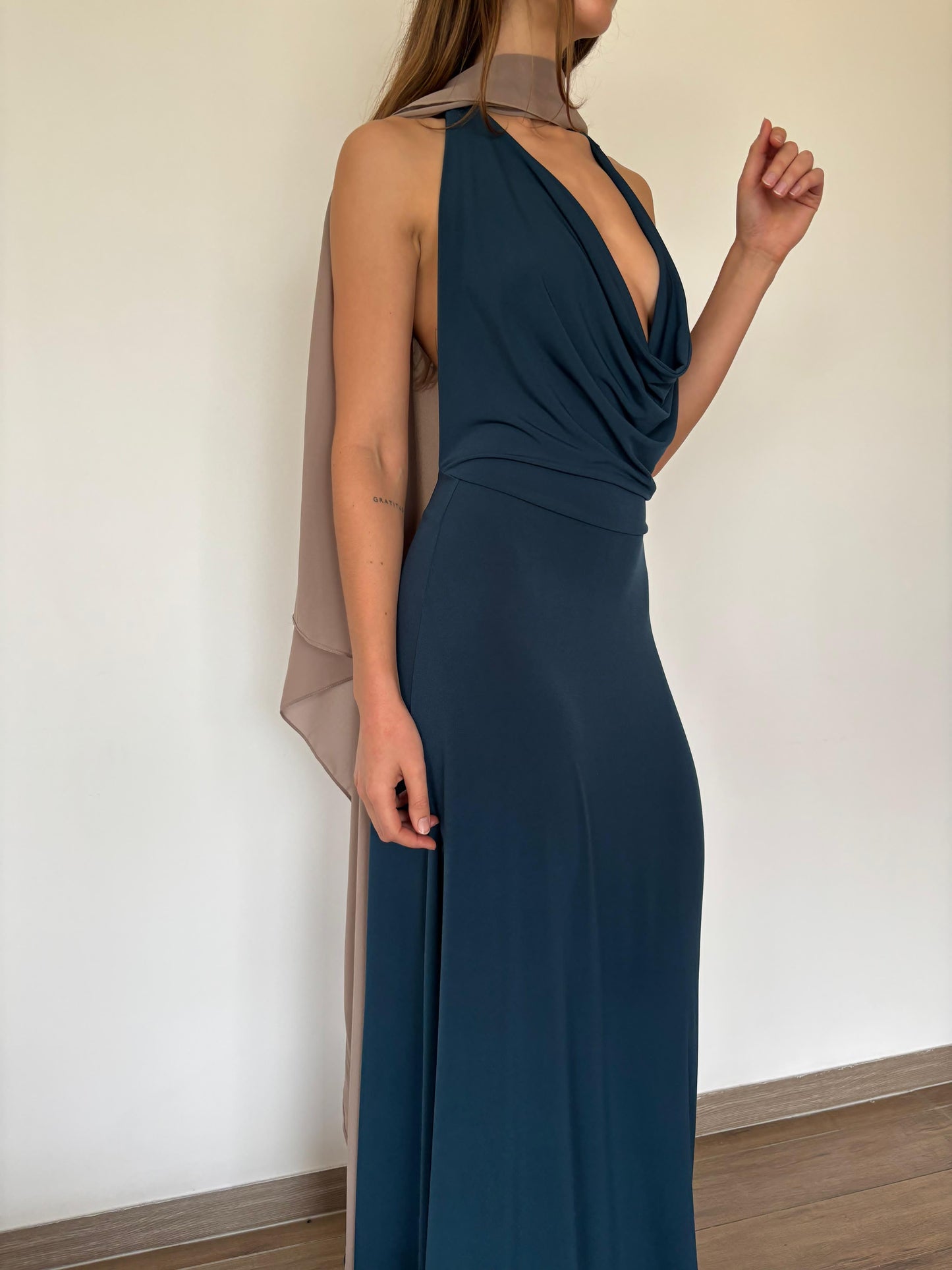 Vestido Lucía Petroleo